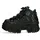 New Rock "Plateau Boots Wall106-S12", Herren, Gr. 39 Normalschaft, schwarz, Obermaterial: 100% Rindnappaleder CNA., Schuhe Sneaker, Handgefertigt, Made in Spain