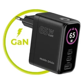 mobile origin MO-65WDCH-PW20, Drinnen, AC, Schwarz - Schwarz