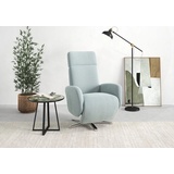 sit&more TV-Sessel Grenoble, inkl. Kopfteilverstellung und kabelgebundener Fernbedienung, wahlweise mit 2 Motoren und Akku und Aufstehhilfe blau