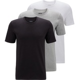 Boss T-Shirt 'Classic', - Hellgrau,Schwarz,Weiß - XL
