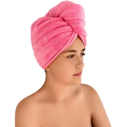 Haarturban aus Teddyplüsch Mikrofaser