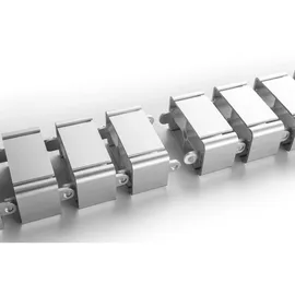 InLine InLine® Kabelkanal flexibel für höhenverstellbare Tische, 4 Kammern, grau