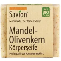 Savion Mandel-Olivenkern Körperseife Peelingseife 80 g Seife