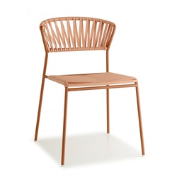 Stapelstuhl Lisa Club - ZE - terracotta P74 - biscuit