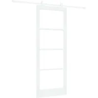 Maison Exclusive - Schiebetür Orkdal Weiß 83 X 211 Cm Massivholz