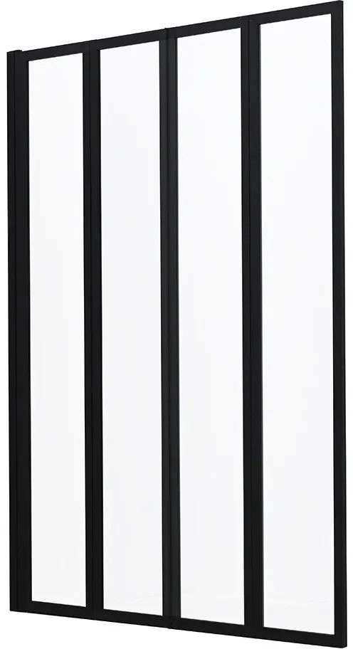 Tribeca 110x140 cm Badewannenwand schwarz