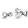 Pandora Ohrstecker Funkelnde Unendlichkeit Silber 298820C01 Gr.: onesize