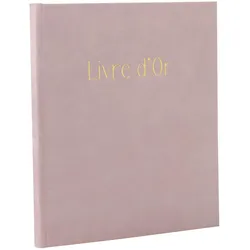 Exacompta 388E Gästebuch, 140 Seiten, Goldschnitt, Skandi - Nude