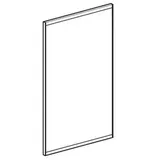 Geberit Option Plus Square Lichtspiegel 40x70x3.5cm, Aluminium eloxiert