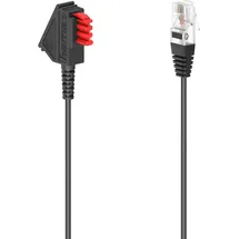 Hama DSL Anschlusskabel [1x TAE-F-Stecker - 1x RJ45-Stecker 8p2c] Schwarz