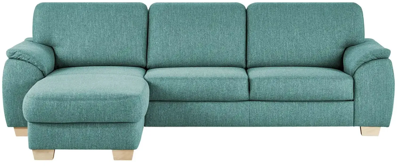 smart Ecksofa  Valencia , türkis/petrol , Maße (cm): B: 281 H: 90 T: 173.0