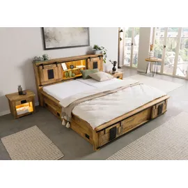 MASSIVMOEBEL24.DE RAILWAY LUX 140 x 200 cm Beige