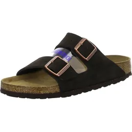 Birkenstock Arizona Mocca Weichbettung Veloursleder Schmal Unisex - Braun 40