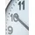 Nextime Wanduhr 35,0 cm 3999ARRC weiß