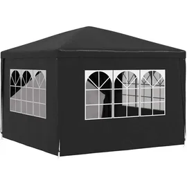 vidaXL Partezelt 3 x 3 m inkl. 4 Seitenteile Anthrazit/Schwarz