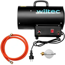 Wiltec Gasheizgebläse 15 kW schwarz