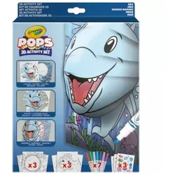 Crayola POPs 3D Malbuch - Wasserwelt