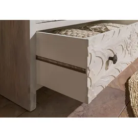 Massivmoebel24 Kleiderschrank Mango 108 x 180 x 64 cm Weiß