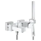 Grohe Eurocube Einhandwannenmischer DN 15 inkl. Brause (23141000)