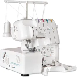 Gritzner - Kayser GRITZNER 788 Overlock Neue Version 2025 mit Fadenabschneider + LED Beleuchtung Black&White Edition mit Fadenschere und Overlockgarn