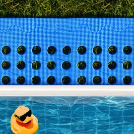 Eyepower Pool-Bodenschutzfliese blau 2,8 m2