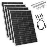sunshare Ray Lite 800 W Solarmodule mit MC4-Adapterkabel und Universalhalterung