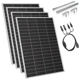sunshare Ray Lite 800 W Solarmodule mit MC4-Adapterkabel und Universalhalterung