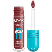 NYX Professional Makeup Feuchtigkeitsspendender Lipgloss und Lip Stain, Bis zu 12 Stunden Pflege, Lip IV Hydrating Gloss Stain, Farbe: Hydra-Honey