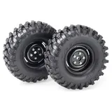 Absima Kompletträder Offroad V Block Crawler schwarz 2er Pack (2500030)