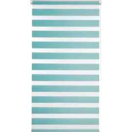 K-HOME Doppelrollo Ancona 60 x 150 cm blau/türkis