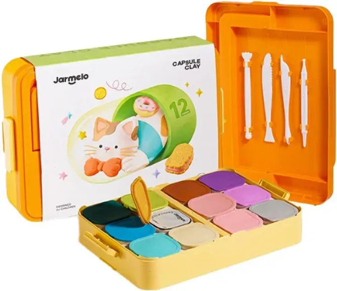 Jar Melo Cubimana Spielknete-Box, 12 Farben