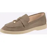 Heine Slipper Damen Khaki 39