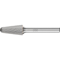 PFERD Hartmetall Frässtift Rundbogen KEL Z3P universal mittel kreuzverzahnt 25 12 6 - 21125126
