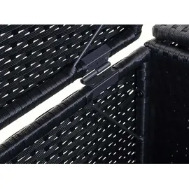 Mendler 3er-Mülltonnenverkleidung HWC-E25 schwarz