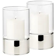 Edzard Windlicht Granada Glas/Silber