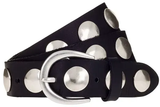 b.belt Gürtel Leder 85 cm schwarz