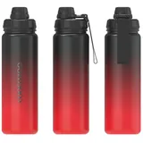 Coocazoo Edelstahl Trinkflasche Gradient Red 0,7 l