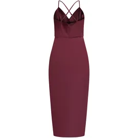 Vera Mont Abendkleid mit Raffung Rot 44