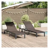 vidaXL Sonnenliege 2-Person 40 x 40 x 41 cm Braun