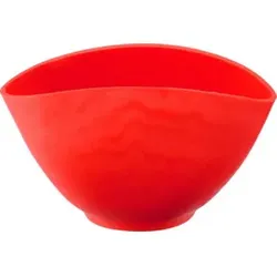Gipsbecher Gummi D.125mm H.90mm Gummi rot super flexibel