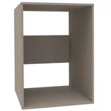 Fackelmann Waschmaschinenuntergestell Trockner/WM-Aufsatz, Grau, 65 x 90 x 65 cm