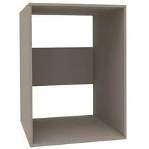 Fackelmann Waschmaschinenuntergestell Trockner/WM-Aufsatz, Grau, 65 x 90 x 65 cm