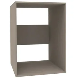 Fackelmann Waschmaschinenuntergestell Trockner/WM-Aufsatz, Grau, 65 x 90 x 65 cm