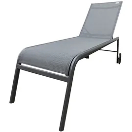 Doppler Venedig Sonnenliege 200 x 60 x 128 cm anthrazit
