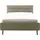 Meise Möbel meise.möbel Polsterbett Lotte 140 x 200 cm Stoff Grün
