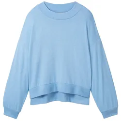 Tom Tailor Sweatshirt Pullover ohne Kapuze