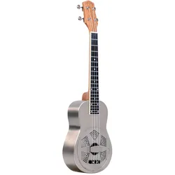 Gold Tone RESOUKE TENOR Tenor-Größe Metallkorpus Resonator-Ukulele mit Tasche