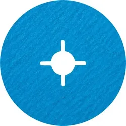 Zirkon Fiberscheibe Ø 125 mm Z-COOL60 für kühlen Schliff auf Edelstahl