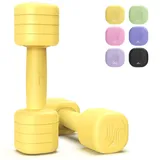 Sportneer Verstellbare Hanteln Frauen Set – Kurzhanteln 2er Set (je 1–2,5 kg Gewichte) mit rutschfestem TPU-Griff, 4-in-1 Hanteln Set für Fitnessgeräte für Zuhause, Home Gym & Krafttraining