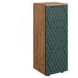 Vicco Midischrank Irma 30 x 81 cm 1 Schublade, 2 Fächer Badezimmer